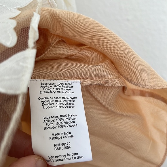 Anthropologie Rare Geisha Designs Loren Appliqued Tulle Mini Dress - Picture 9 of 10